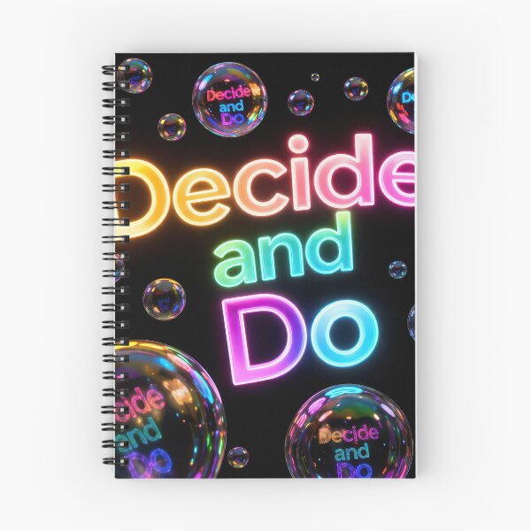 Item preview, Neon Bubbles with Motivational Quote designed and sold by Maria Dryfhout.