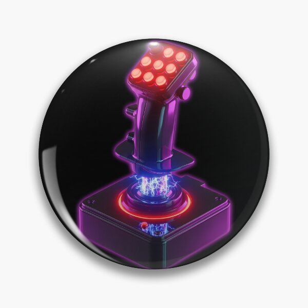Item preview, Cyber Cockpit Flight Stick Neon designed and sold by powersunlight.