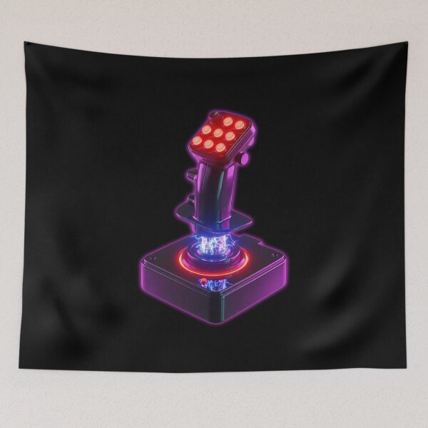 Item preview, Cyber Cockpit Flight Stick Neon designed and sold by powersunlight.