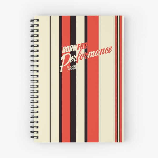 Item preview, Born for Performance – Bold Red Black Stripes Retro Racing Style Design designed and sold by WildHugeDot.