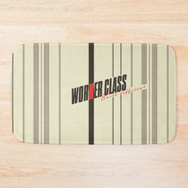 Item preview, Worker Class Built Different – Minimalist Retro Stripes Streetwear Design designed and sold by WildHugeDot.