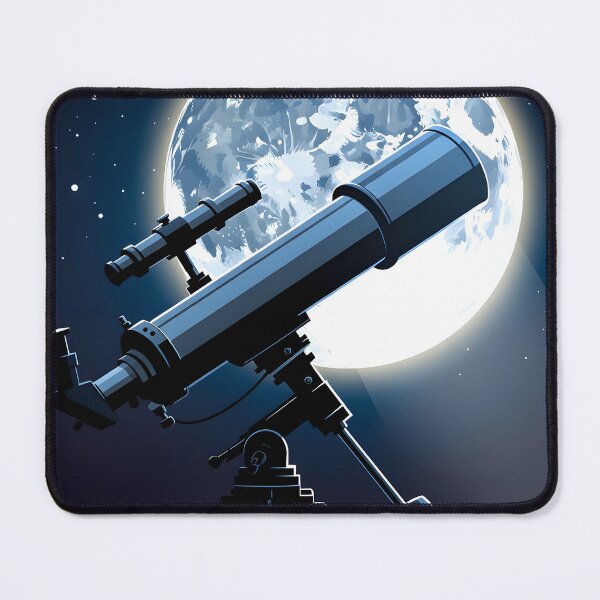 Item preview, Telescope Under the Full Moon designed and sold by LunarVault.