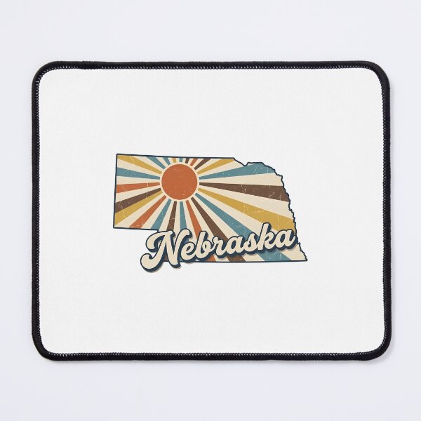 Item preview, Nebraska Retro Sunset State Silhouette – Vintage Distressed Design designed and sold by Paper Drip.