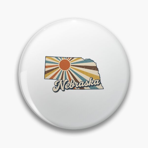 Item preview, Nebraska Retro Sunset State Silhouette – Vintage Distressed Design designed and sold by Paper Drip.