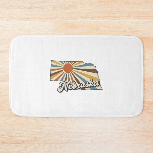 Item preview, Nebraska Retro Sunset State Silhouette – Vintage Distressed Design designed and sold by Paper Drip.