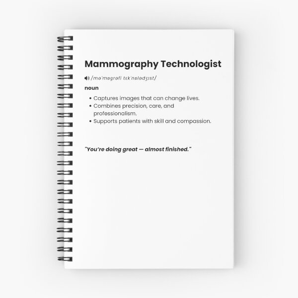 Item preview, Mammography Technologist Definition | Radiology Gift designed and sold by Yuli Club.