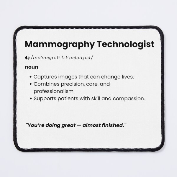 Item preview, Mammography Technologist Definition | Radiology Gift designed and sold by Yuli Club.