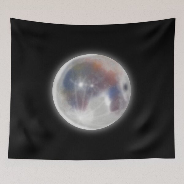 Item preview, Colourful Moon designed and sold by Rues Prints.