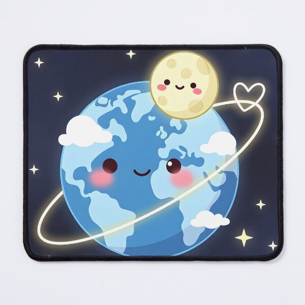 Item preview, Cute Earth and Moon Best Friends designed and sold by LunarVault.