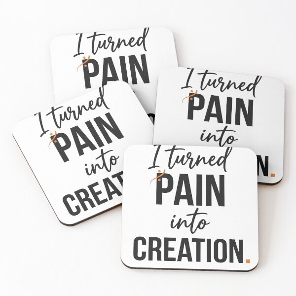 Item preview, Artist Quote – I Turned Pain Into Creation designed and sold by Ixnor.