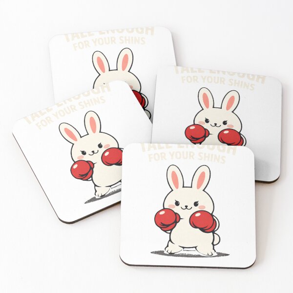 Item preview, Tall Enough for Your Shins Cute Bunny Rabbit rude Level, sarcastic humor gift, funny attitude graphic, bold personality slogan designed and sold by ANTHAR.