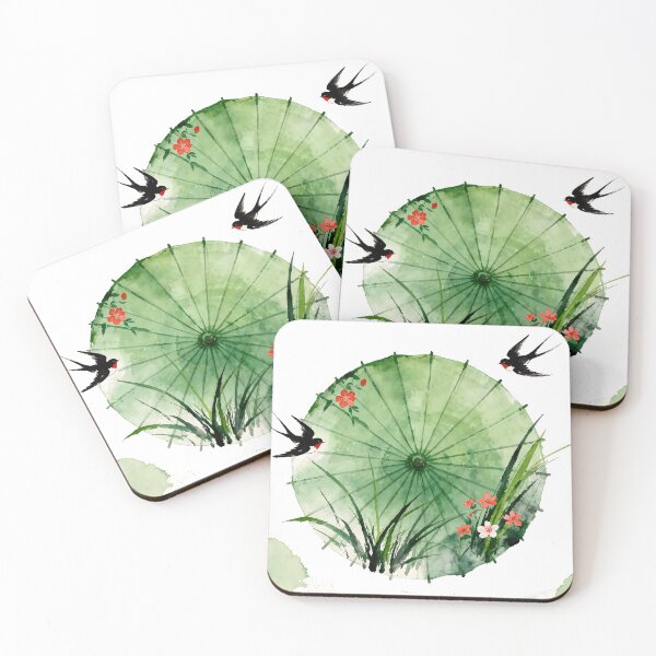 Item preview, Zen Garden Umbrella & Swallow designed and sold by Thalassora.