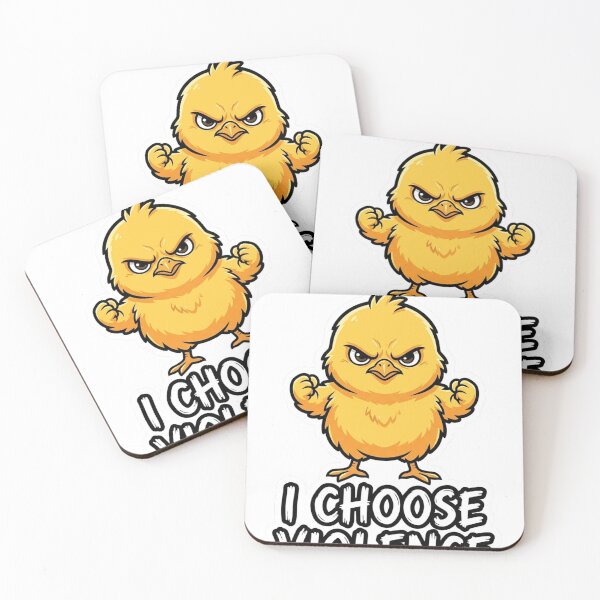 Item preview, I Choose Violence - Funny Chicken designed and sold by SnowballBunny.