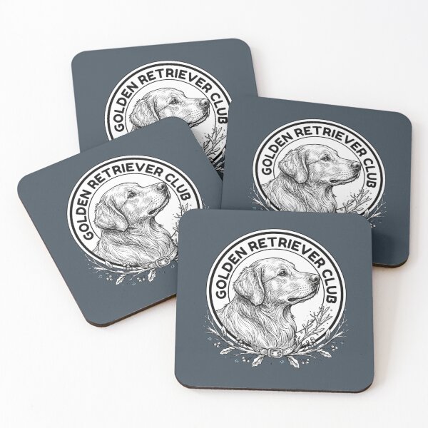 Item preview, Golden Retriever Club Heritage Logo - Winter Botanical Crest designed and sold by WitzkeCPH.