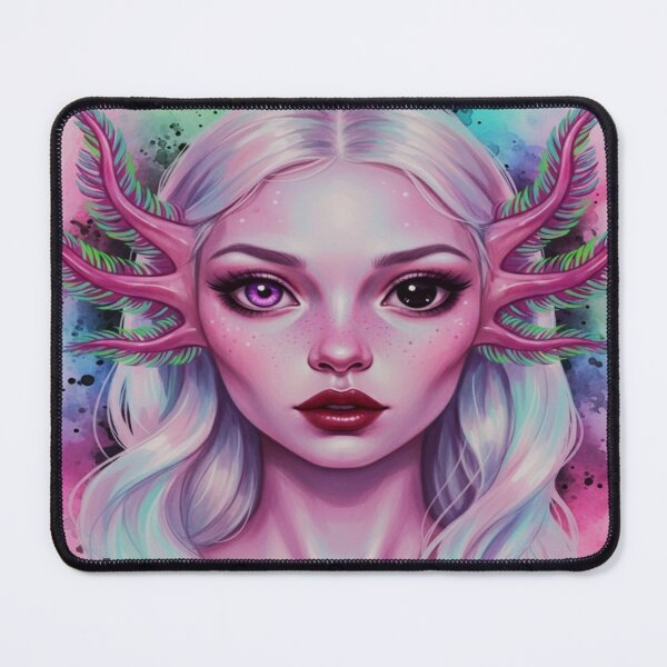 Item preview, Axolotl Dreaming in Cosmos designed and sold by Ecosetereos.
