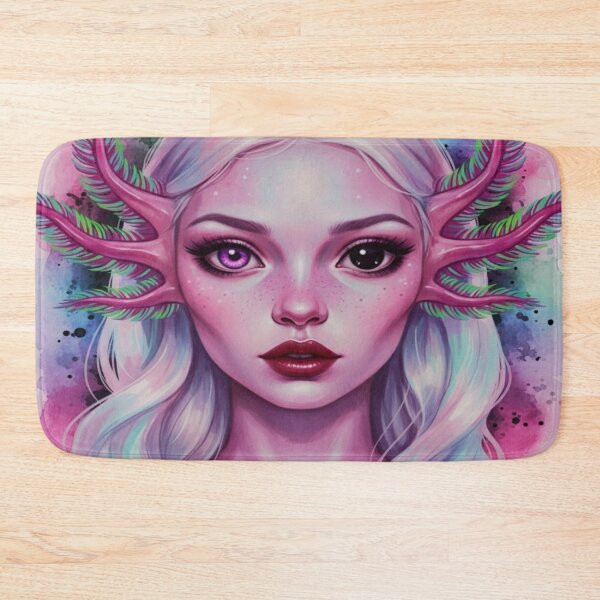 Item preview, Axolotl Dreaming in Cosmos designed and sold by Ecosetereos.