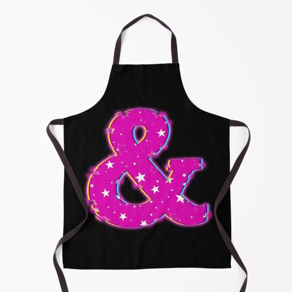 Item preview, Pink Glitch Ampersand Stars Symbol designed and sold by powersunlight.