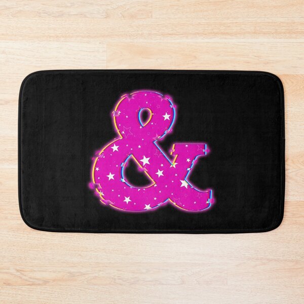 Item preview, Pink Glitch Ampersand Stars Symbol designed and sold by powersunlight.