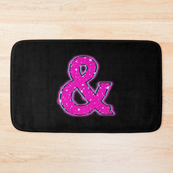 Item preview, Pink Glitch Ampersand Stars Symbol designed and sold by powersunlight.