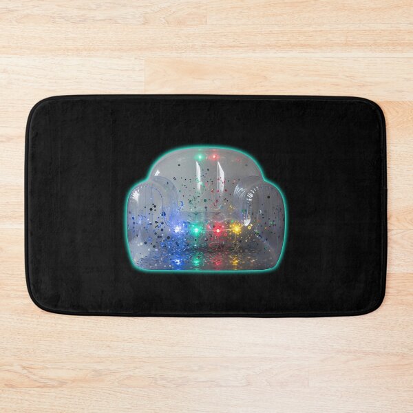 Item preview, Neon Inflatable Chair Transparent Retro Glow designed and sold by powersunlight.