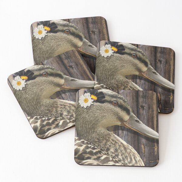 Item preview, Beautiful Brown Rouen Duck Art On Country Wood designed and sold by Sharon Cummings Art.