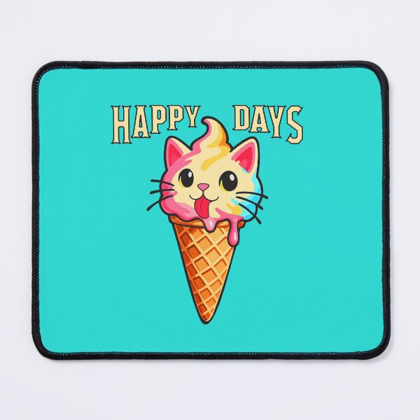 Item preview, HAPPY DAYS ICE CREAM CAT designed and sold by Moko7.