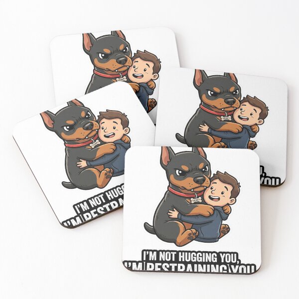 Item preview, Doberman Hugging You designed and sold by SnowballBunny.