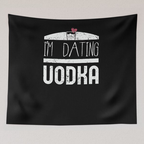 Item preview, Anti Valentines Day Party Im Dating Vodka T Shirt designed and sold by shoppzee.