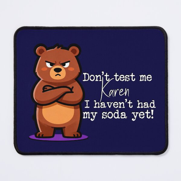 Item preview, Don't test me designed and sold by KreativeCrow.