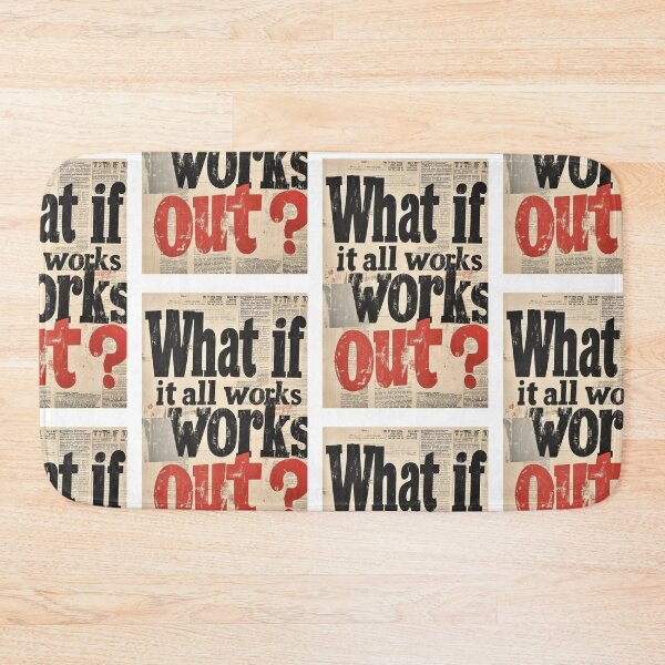 Item preview, What if it all works out? Poster designed and sold by martirush.
