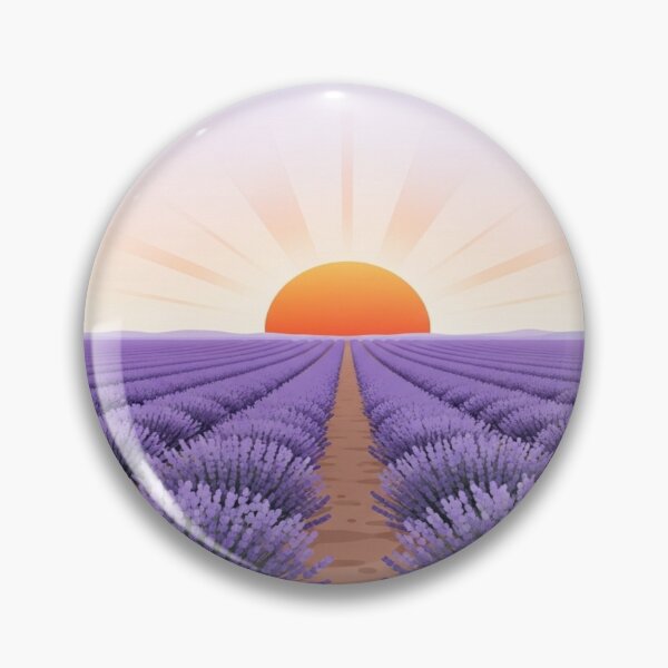 Item preview, Lavender Horizon – Sunset Field Design designed and sold by Cristhian Almanza.