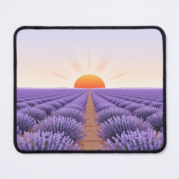 Item preview, Lavender Horizon – Sunset Field Design designed and sold by Cristhian Almanza.