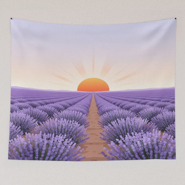 Artikelvorschau, Lavendelhorizont – Sunset Field Design entworfen und verkauft von Cristhian Almanza.
