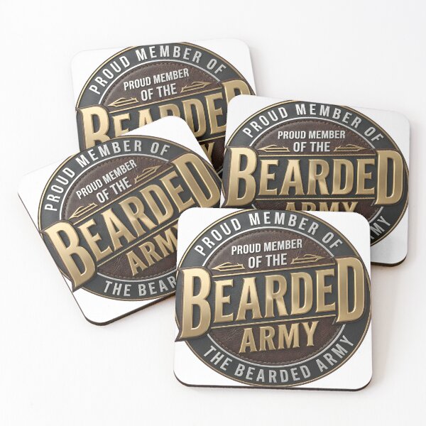 Item preview, The Bearded Army (Leather Look) designed and sold by TwoFrothyBeards.
