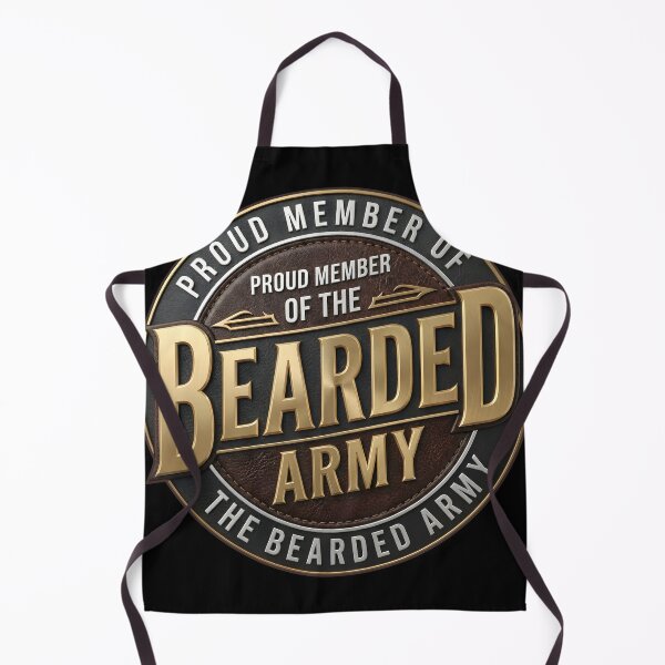 Item preview, The Bearded Army (Leather Look) designed and sold by TwoFrothyBeards.