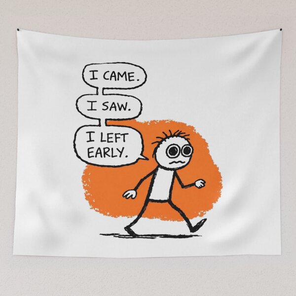 Item preview, Left Early Mood designed and sold by Jackson-Will.