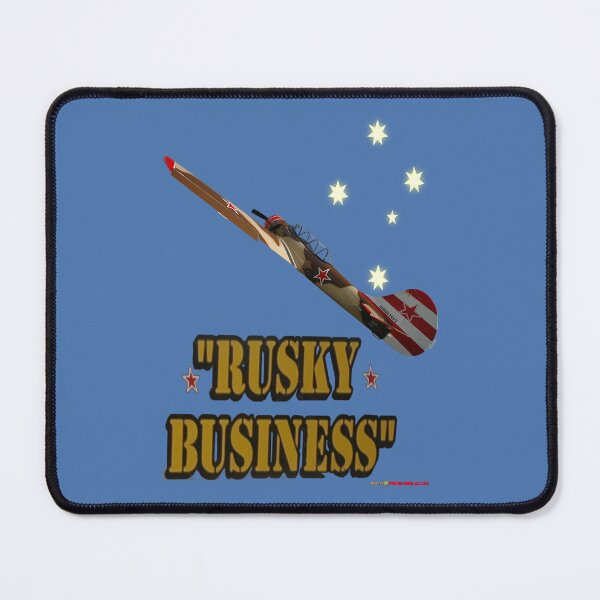 Item preview, Yak-52 Rusky Business Nose Art Design designed and sold by muz2142.