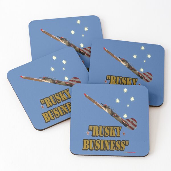 Item preview, Yak-52 Rusky Business Nose Art Design designed and sold by muz2142.