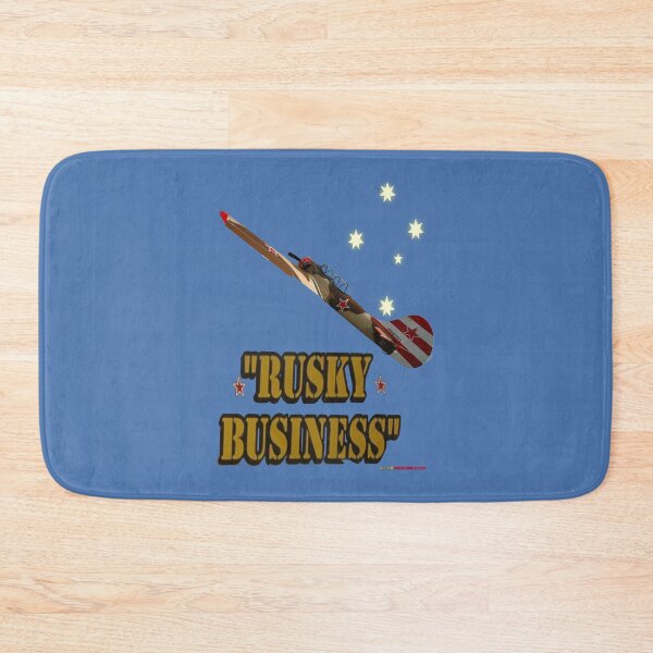 Item preview, Yak-52 Rusky Business Nose Art Design designed and sold by muz2142.