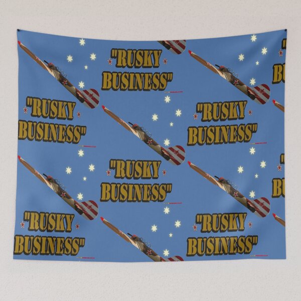Item preview, Yak-52 Rusky Business Nose Art Design designed and sold by muz2142.