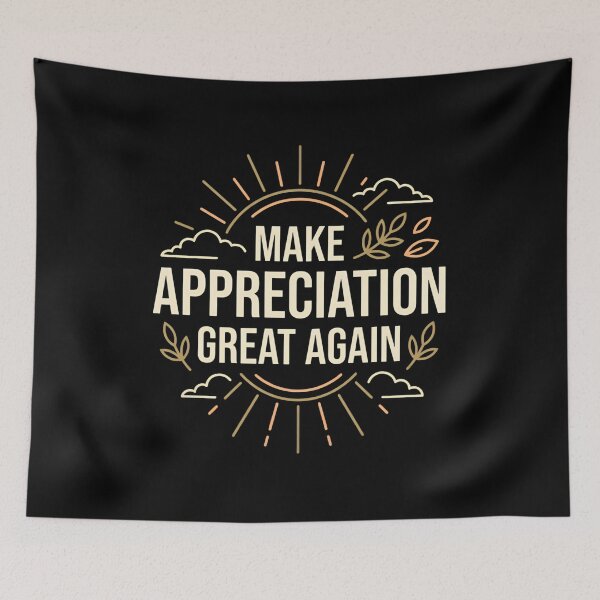 Item preview, Make Appreciation Great Again - Minimalist Sunburst Gratitude 2 designed and sold by Recovering Pessimist.