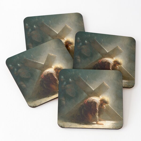 Item preview, 3rd Station of the Cross - Jesus Falls the First Time designed and sold by Oldetimemercan.