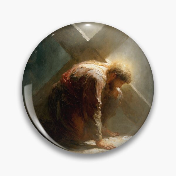 Item preview, 3rd Station of the Cross - Jesus Falls the First Time designed and sold by Oldetimemercan.