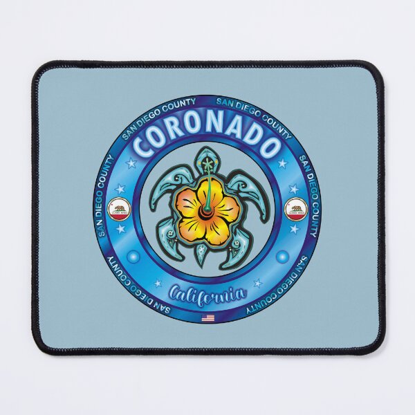 Item preview, Coronado Beach California sea turtle hibiscus designed and sold by studioss76.