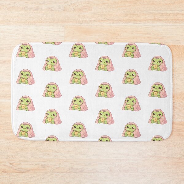 Item preview, Kawaii Frog “Stay Cozy” | Cute Frog With Blanket and Coffee designed and sold by AidaAviles.