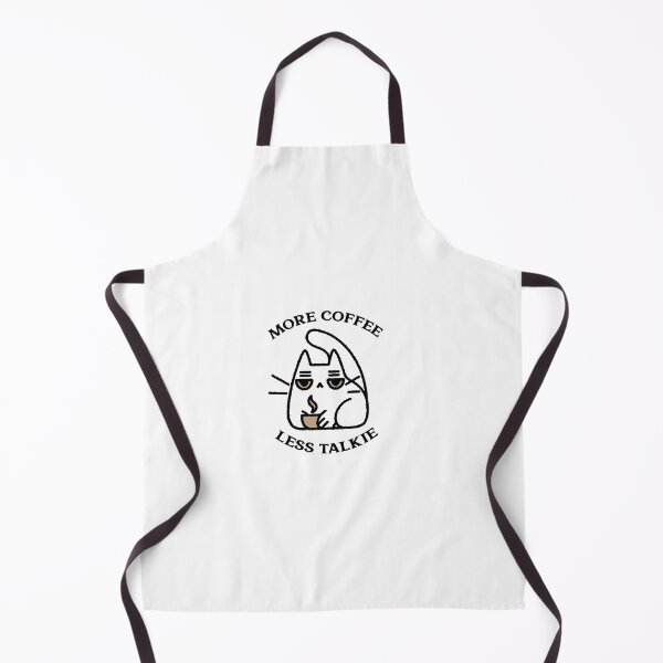 Item preview, More Coffee Less Talkie, Cat designed and sold by HoppingCreation.
