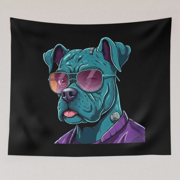 Item preview, Frankenpetz Dogz - Groovy Punk Dog Portrait #04 designed and sold by Frankenpetz.