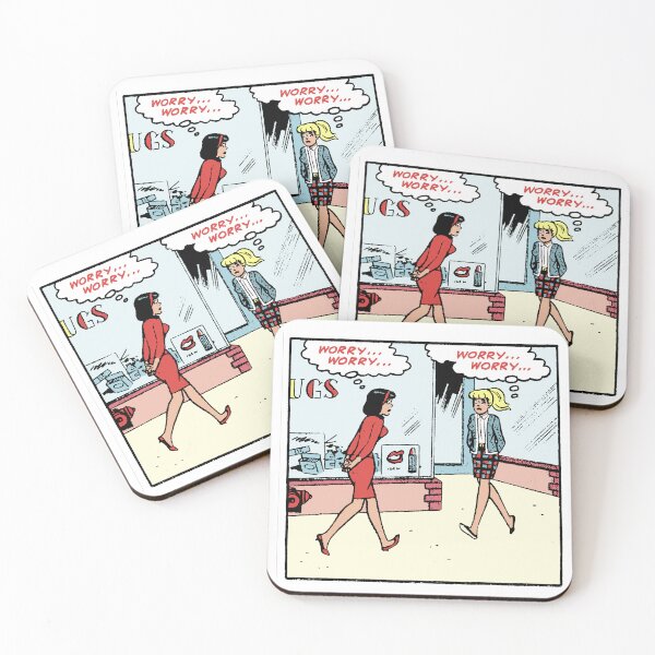 Item preview, Popularity Pressure Veronica Worry Loop  | Teen Angst Betty Pop Art Parody designed and sold by wmxdesign.