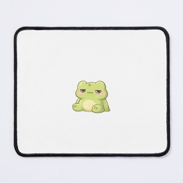 Item preview, Kawaii Frog Copy “No Thoughts Just Vibes” | Relaxed Cute Frog Sticker designed and sold by AidaAviles.