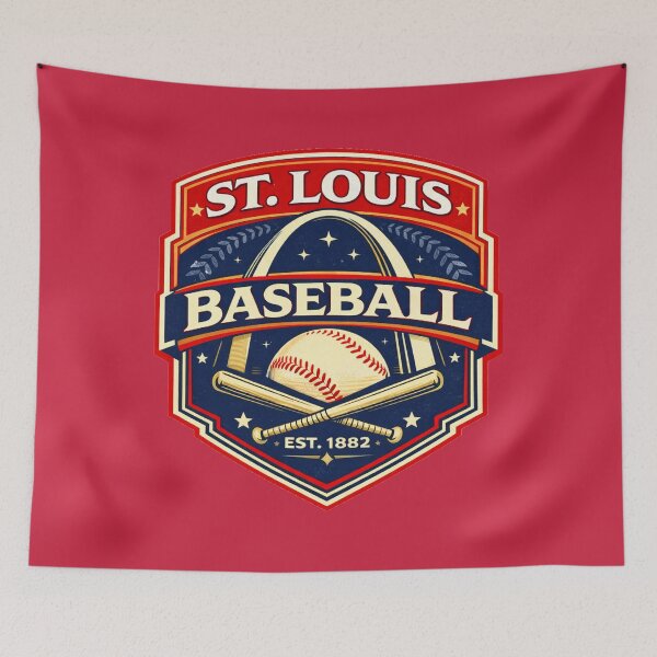 Item preview, St Louis Baseball Vintage Shirt Gateway Arch EST 1882 Retro Baseball Tee designed and sold by GhostDawgs.